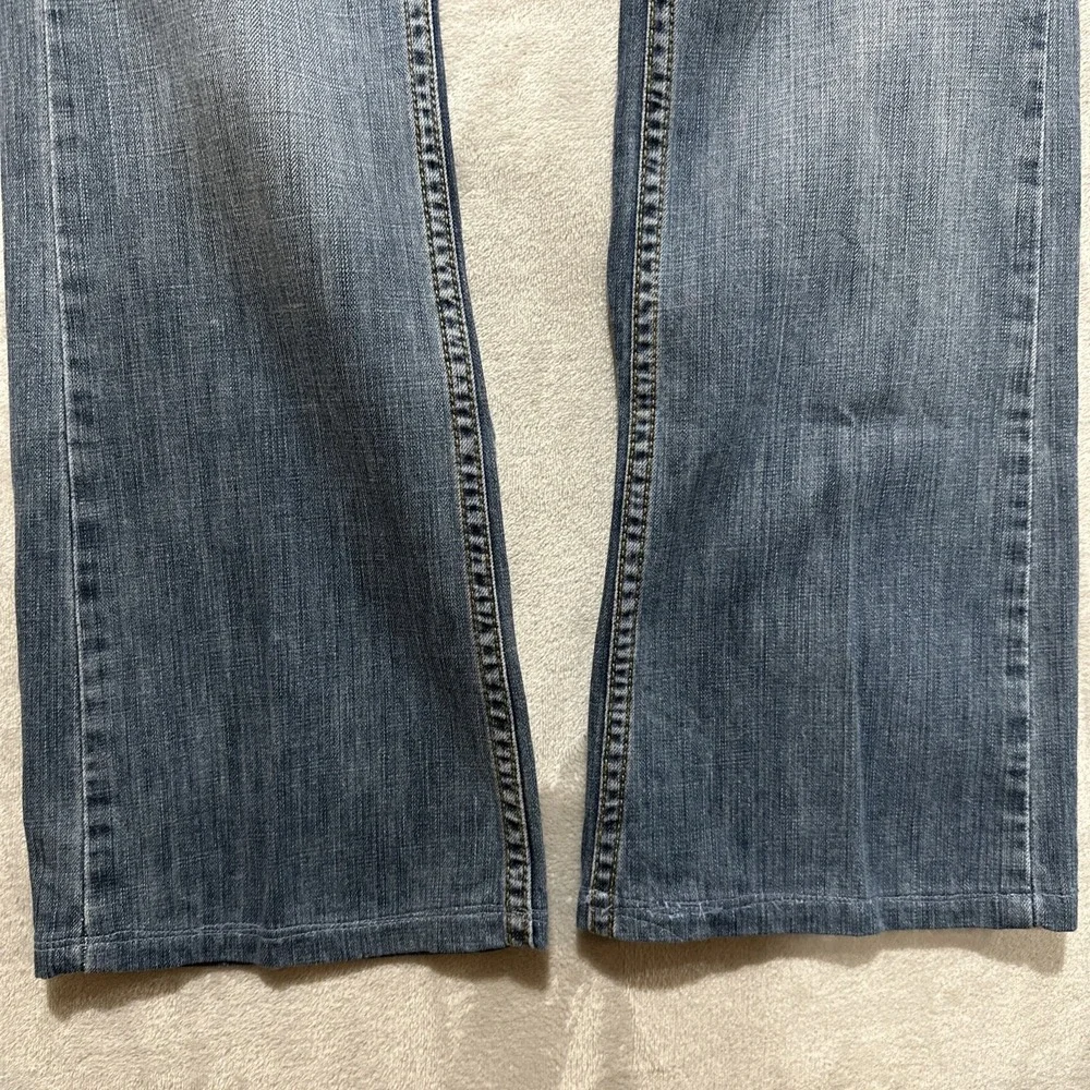 Levi's 527 Slim Bootcut‎ Jeans Men's 30 Blue Medium Wash Stretch Denim Whiskers